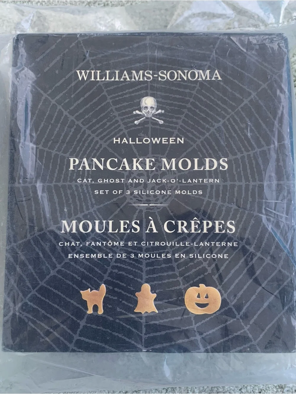 Williams Sonoma Halloween Silicone Pancake Molds Set of 3